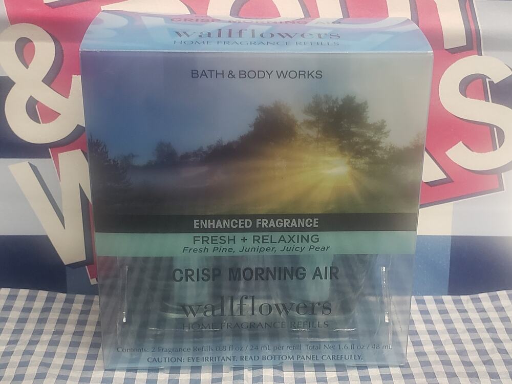 BBW Crisp Morning Air Fresh & Relaxing Wallflower Fragrance Refills